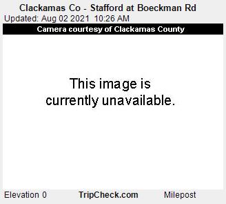 Traffic Cam Clackamas Co - Stafford at Boeckman Rd